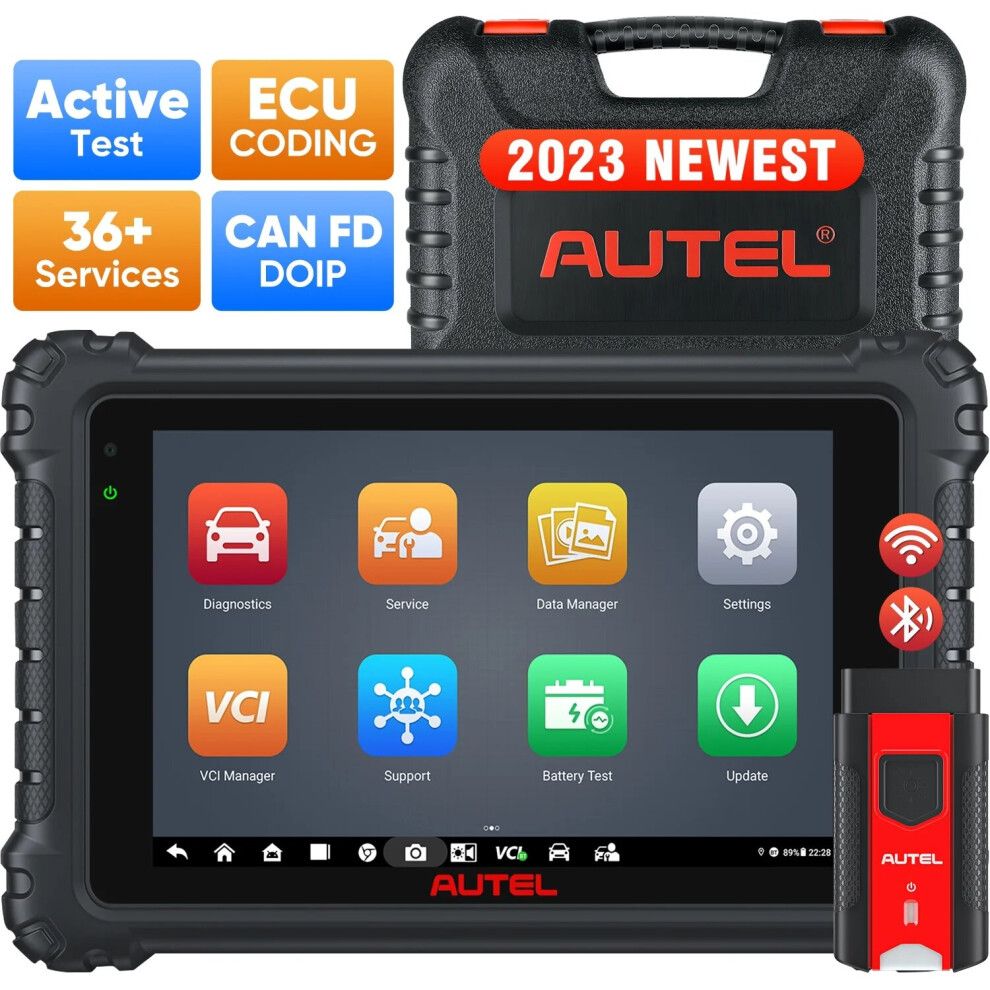 Autel MaxiCOM MK906 PRO OBD2 Full System Diagnostic Scanner ECU Coding Tool Upgraded of MS906BT MK906BT MK908