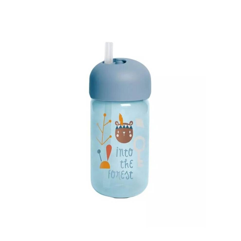 Suavinex Straw Trainer Bottle Forest For Babies L3 Blue