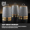 Tower Tower Empire Bread Bin & Canisters Set in Grey with Brass Accents 8