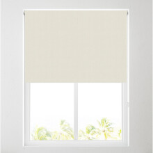 (122cm (4ft)) Ivory Thermal Blackout Roller Blind - FREE CUT