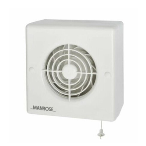 Manrose Manrose CF100P Centrifugal Extractor Fan 100 mm / 4 Inch with Pullcord
