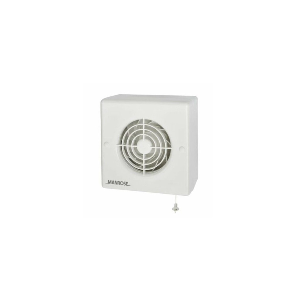Manrose CF100P Centrifugal Extractor Fan 100 mm / 4 Inch with Pullcord