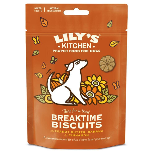 Lily's Kitchen Lily's Kitchen Dog Breaktime Biscuits 80g (Pack of 8)