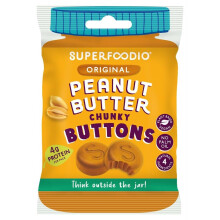 Superfoodio Peanut Butter Buttons - Original 20g (Pack of 15)