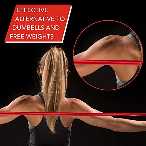 TheraBand Theraband Stretch Strap για Γιόγκα, Ευελιξία, Γυμναστήριο, Διατάσεις, Προπόνηση, Γυμναστική 2