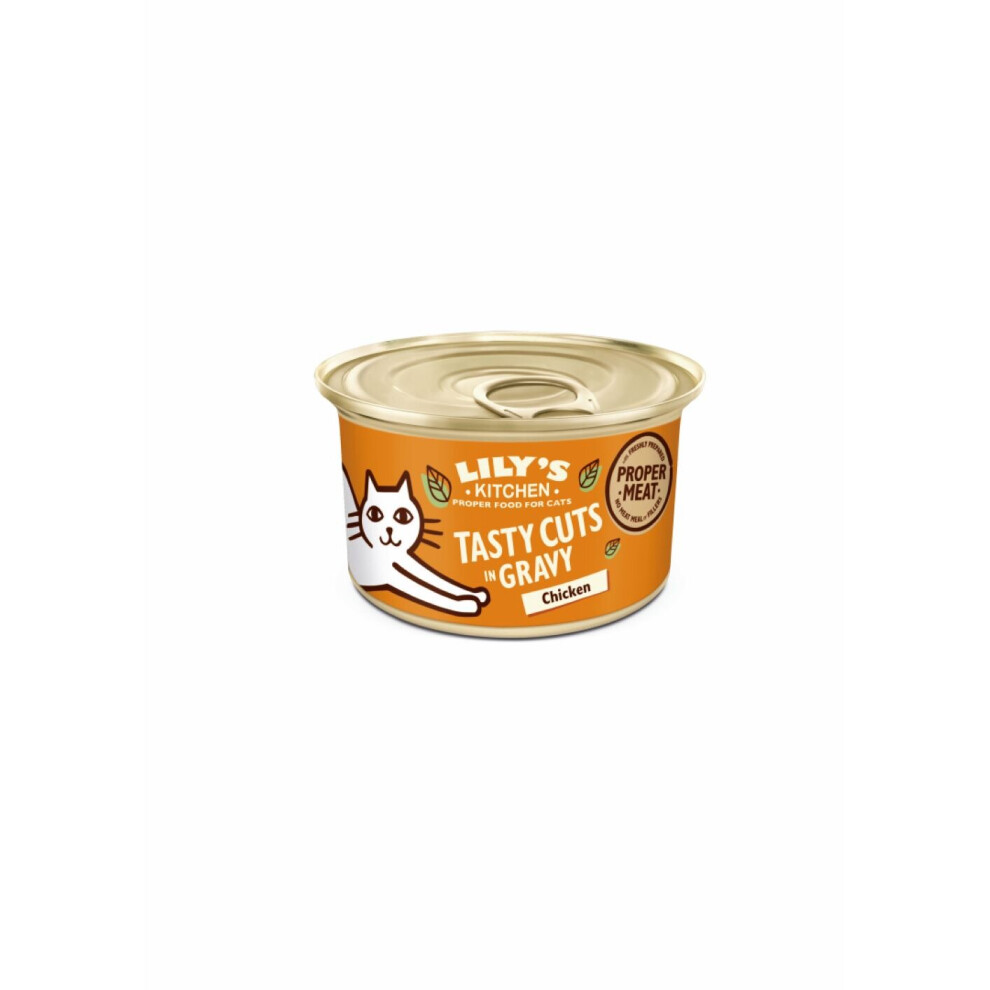 Lily's Kitchen Chicken Tasty Cuts Cats 85g (Pack of 24)