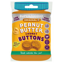 Superfoodio Peanut Butter Buttons - Original PLUS 20g (Pack of 15)