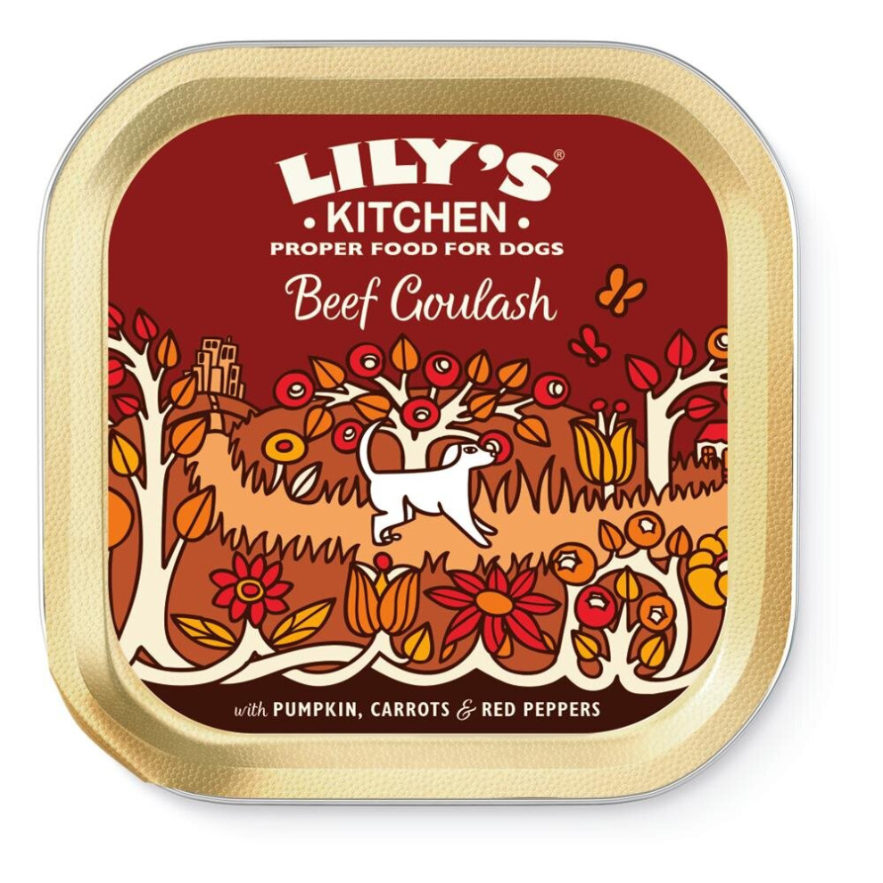 Lily's Kitchen Beef Goulash For Dogs 150G (Pack Of 10)