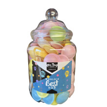 World's Best Dad Gift Flying Saucers 200gm Novelty Jar Sweet Tub Fathers Day