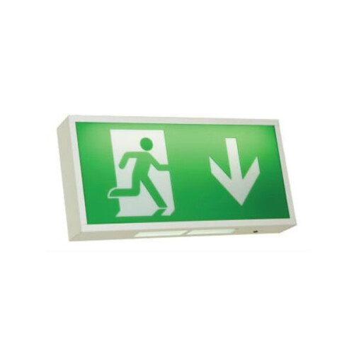 Ansell AWLED/3M 'Watchman' LED Emergency Exit Sign Maintained - 3 W