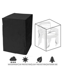 (68x68x120CM) Heavy Duty Stacking Chair Cover Waterproof Garden