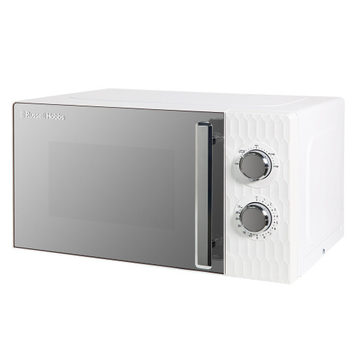 Russell Hobbs White Microwave 17 Litre 700W Honeycomb Pattern RHMM715