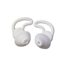 (White) Noise Cancelling Ear Plugs Silicone Sleeping Swimming Travel Earbuds Earplugs