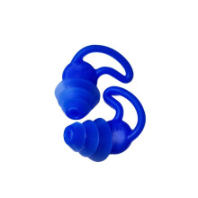 (Dark Blue) Noise Cancelling Ear Plugs Silicone Sleeping Swimming Travel Earbuds Earplugs