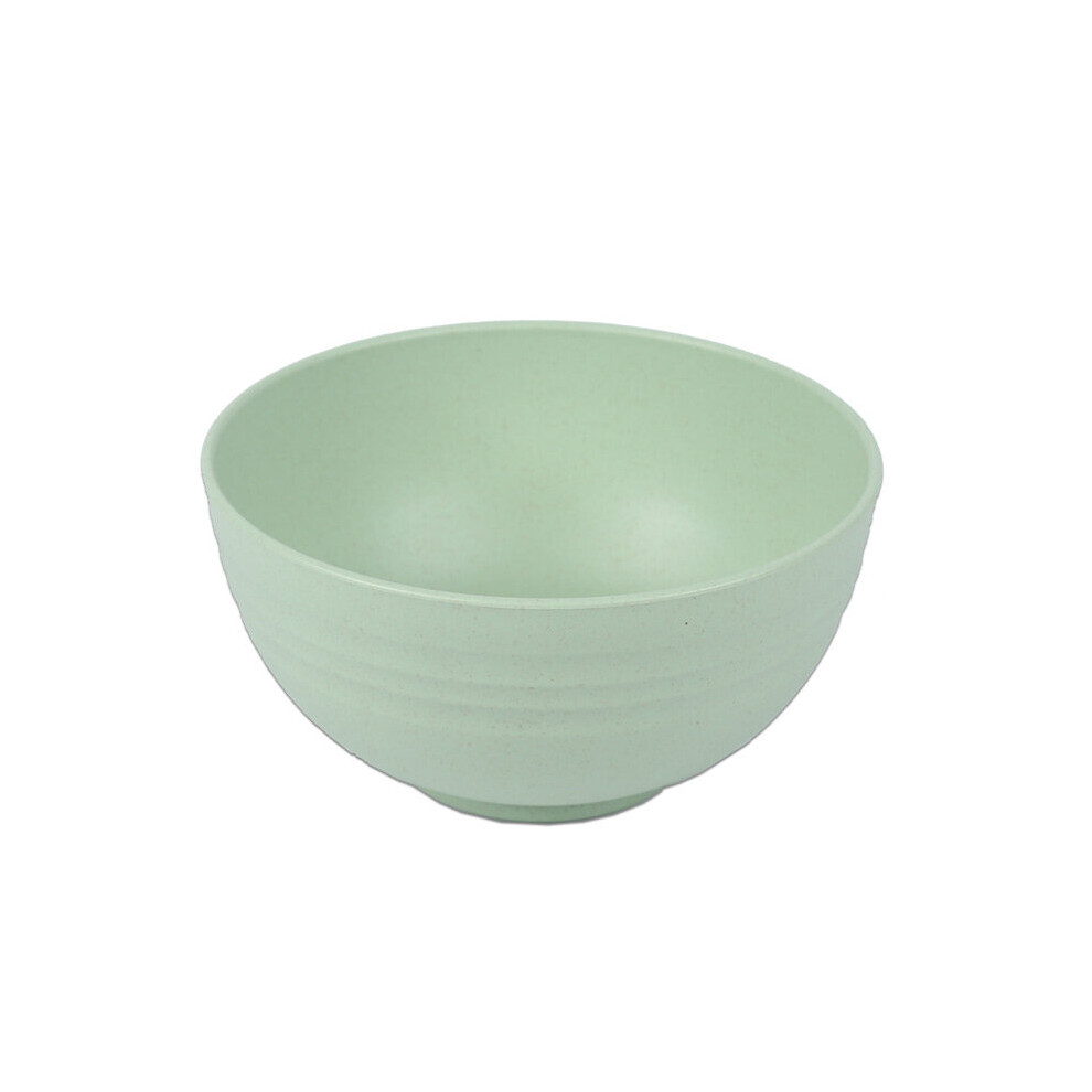 ( 6 Inch) 15Cm Wheat Straw Salad Bowls Children Bowls Unbreakable Mixing Bowls Reusable Dishwasher Microwave Safe Soup Bowls Green Dechoicelife