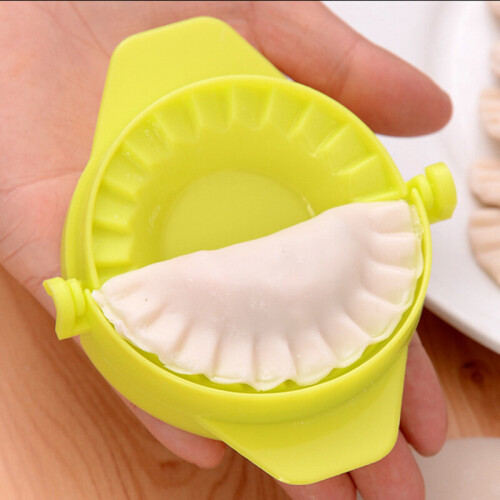 (Dark Khaki) Chinese Dumpling Mould Food Grade Plastic Dumpling Maker Machine Handmade DIY Dumpling Mold Creative Kitchen Gadget Tools 2