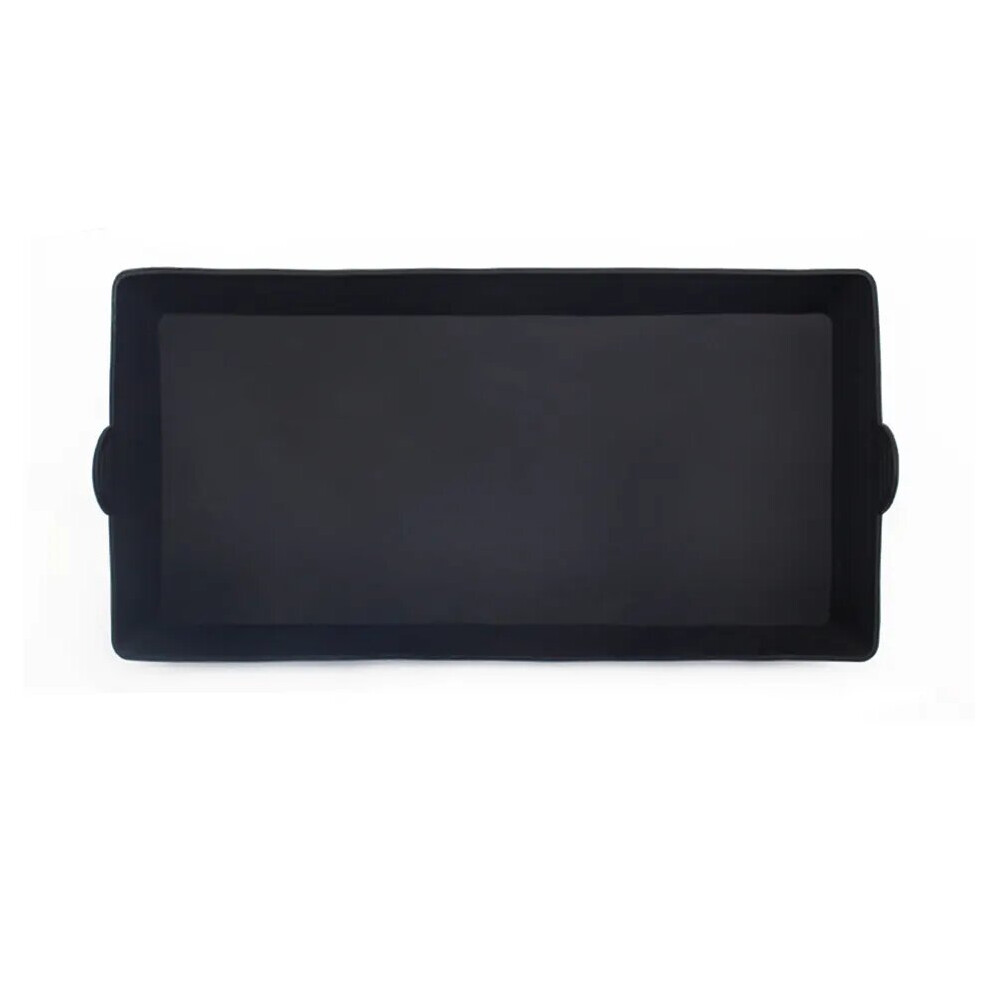 (Black - L) Silicone Sheet Pan Nonstick Silicone Dividers for Baking Trays, Baking Pan Dividers, Baking Cooking Accessories for Oven Dinner