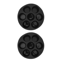 Pan Baking Cake Round Mold Tray Cup Cupcake Muffin Pie Silicone Pans Fondant Circle Molds Cheese Bake Tool Kitchen accessories