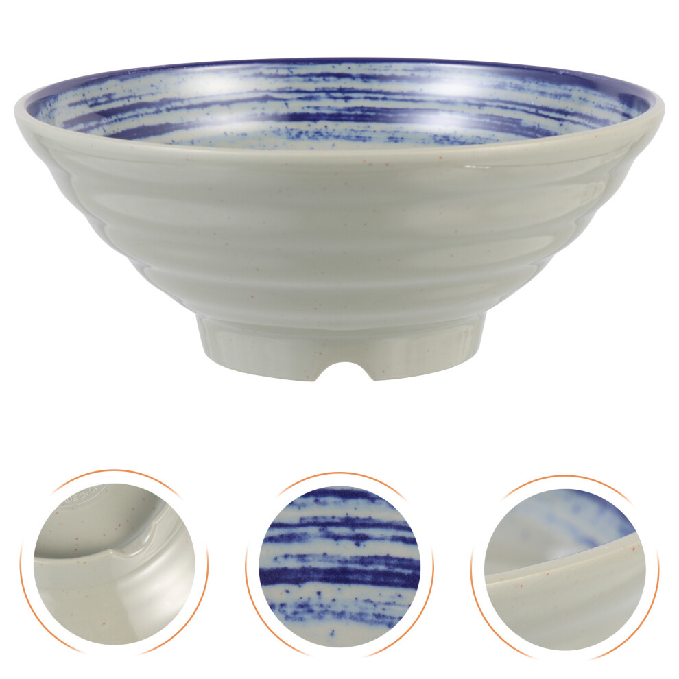 (Sky-blue) Bowl Bowls Japanese Noodle Ramen Soup Melamine Cereal Salad Miso Mixing Rice Serving Pho Udon Instant Pasta Large Asian Dessert-image-OPC-PBNQS2W-NEW