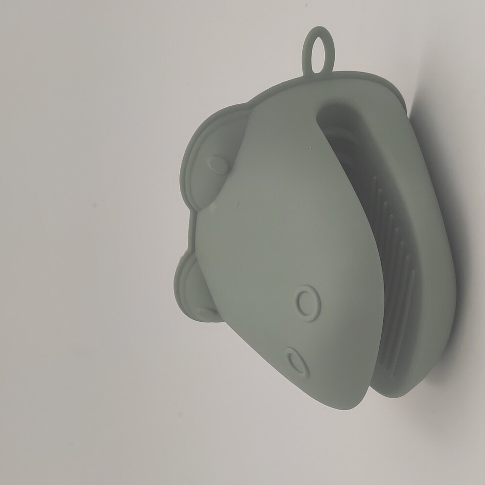 (Green) 1Pcs Food Grade Kitchen Silicone Gloves Kitchen Insulation Clip Thick Non Slip Gloves Household Bowl Oven Microwave Oven-image-OPC-PBNQT97-NEW