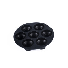 (01 1pc) 7 Holes Airfryer Silicone Pot Muffin Cake Cup Mold Baking Pan For Pastry Air Fryer Microwave Oven Baking Tray Kitchen Accessorie