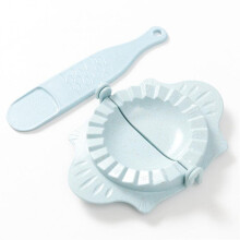 (Beige) 2022 New DIY Dumplings Maker Tool Wheat Straw Jiaozi Pierogi Mold Dumpling Mold Clips Baking Molds Pastry Kitchen Accessories