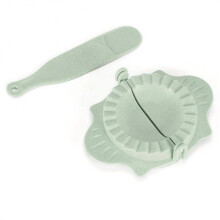 (Light yellow) 2022 New DIY Dumplings Maker Tool Wheat Straw Jiaozi Pierogi Mold Dumpling Mold Clips Baking Molds Pastry Kitchen Accessories