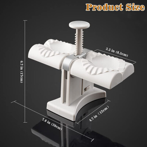 (Dumpling Maker) Dumpling Maker Machine Press Dumplings Mold Kitchen Accessories Automatic Pressing Tool DIY Empanadas Ravioli Mould Lazy Gadget