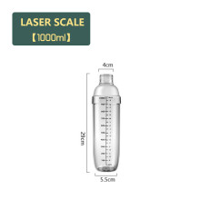 (1000ML) Portable Hand Shake Cup 1pcs Mixing Cups Large Capacity 350ml/530ml/700ml/1000ml Shack Shake Cup Wholesale Shaker Bottles Hot