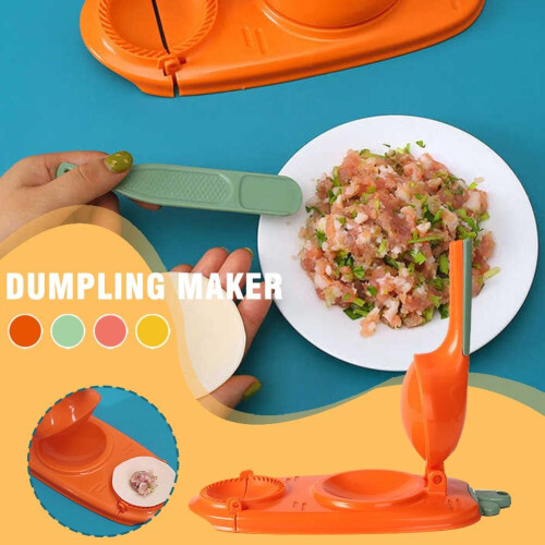 (D) Kitchen Dumpling Mold Pressing Dumpling Skin Rolling Dough Dumpling Machine Noodle Press Household Manual Baking Pastry Machine 2