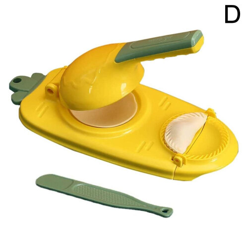 (D) Kitchen Dumpling Mold Pressing Dumpling Skin Rolling Dough Dumpling Machine Noodle Press Household Manual Baking Pastry Machine