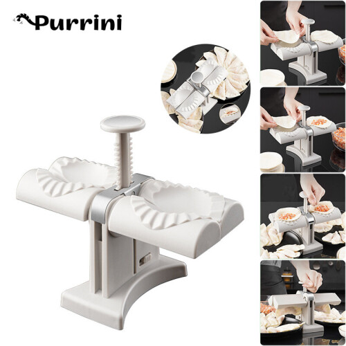 (dumpling maker) Press Type Double-headed Dumpling Mold Set Semi Automatic Making Machine Simple Diy Kitchen Professional Tools Accessories 1
