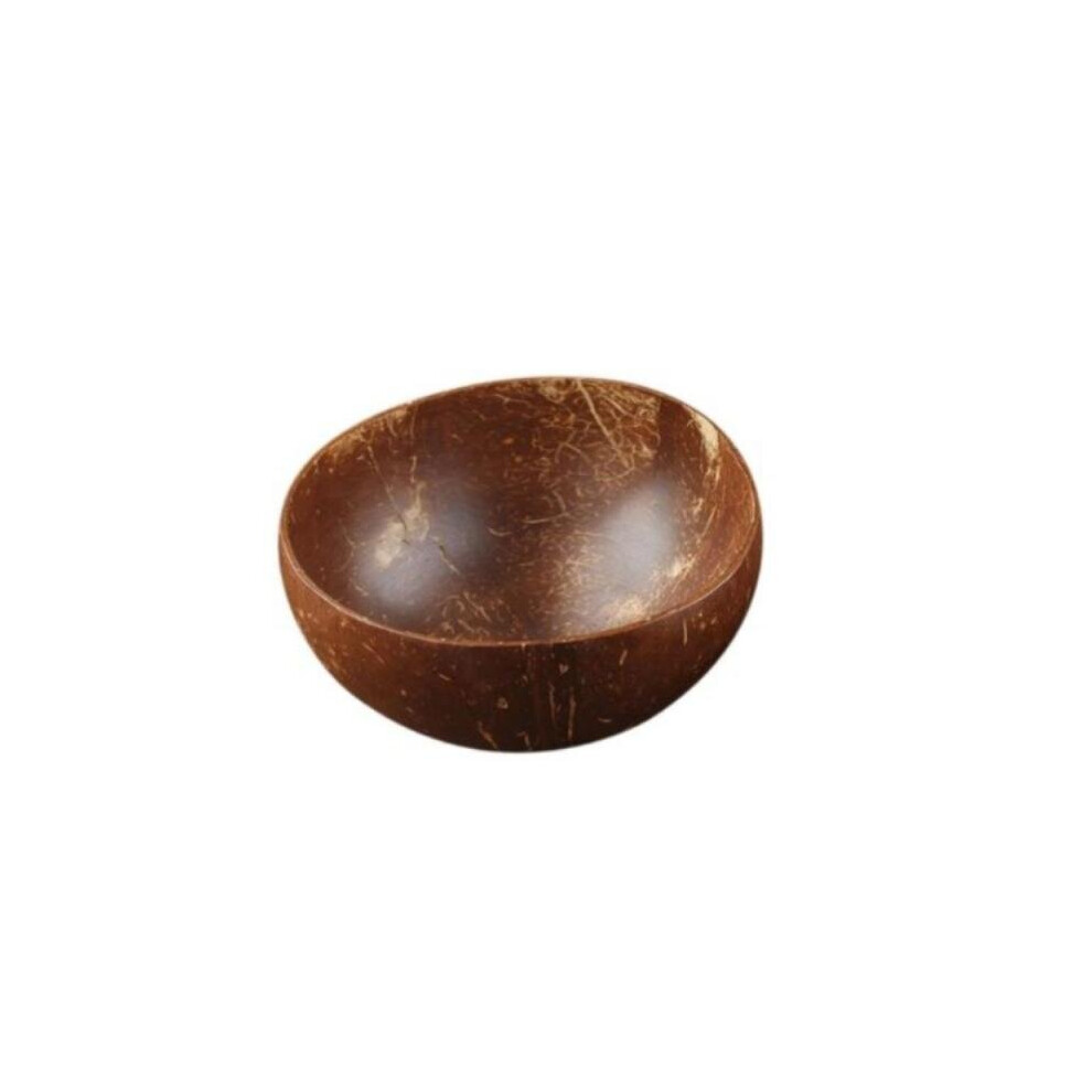 (bowl only) Natural Coconut Bowl Fruit Decoration Fruit Salad Noodle Wooden Mixing Bowl Spoon Set Coconut Shell Tableware Craft Decoration-image-OPC-PBNQV5K-NEW