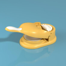 (Sky blue) 2 In 1 Dumpling Mold Dumpling Maker Machine Pressing Tool Set DIY Dumpling Skin Mould Dumpling Wrapper Maker