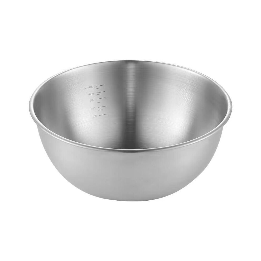 (19cm) Stainless Steel Salad Mixing Ramen Bowl Egg Flour Dough Baking Basin Noodles Fruit Bowls Kitchen Cooking Utensils Tableware-image-OPC-PBNQXDH-NEW