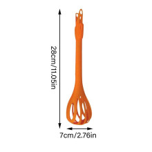 (Red) Multi-purpose Egg Beater Egg Milk Whisk Pasta Tongs Food Clips Mixer Manual Stirrer Kitchen Cream Kitchen Accessory Bake Tool