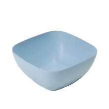 (Wheat blue) salad bowl fruit bowl kitchen rice noodle mixing instant noodles kitchen soup plastic cereal small serving snack bowl plate new