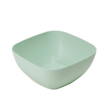 (Wheat green) salad bowl fruit bowl kitchen rice noodle mixing instant noodles kitchen soup plastic cereal small serving snack bowl plate new