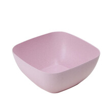 (Wheat pink) salad bowl fruit bowl kitchen rice noodle mixing instant noodles kitchen soup plastic cereal small serving snack bowl plate new