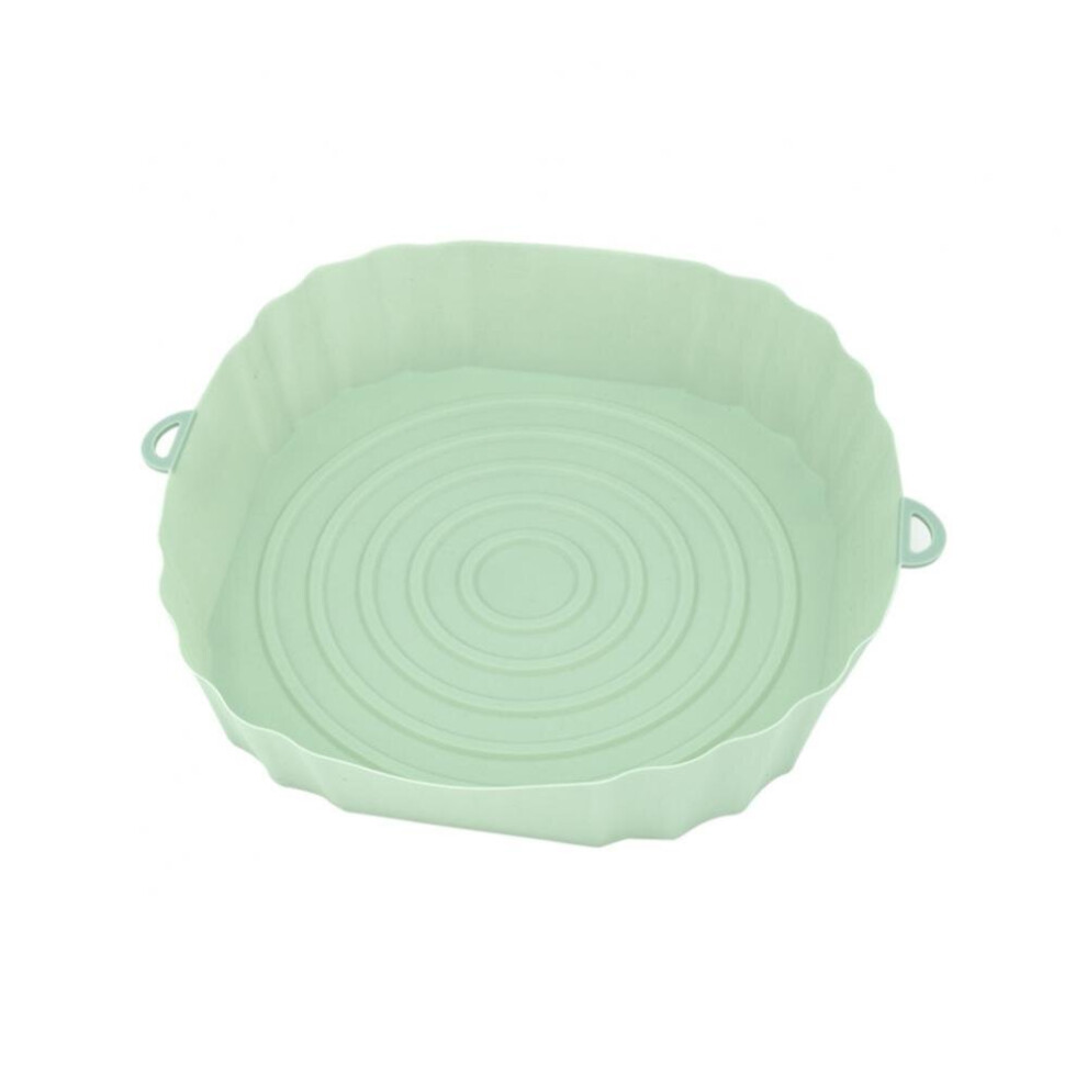 (02-1 PCS) Air Fryer Inner Liner Silicone Air Fryers Oven Baking Tray For Kitchen Fried Pizza Chicken Mat Air Fryer Air Fryer Accessories