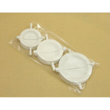 (3pcs) 3Pcs 7CM/8CM/10CM Kitchen Dumpling Molds Plastic Dough Press Dumpling Pie Ravioli Mould Cooking Pastry Chinese Food Jiaozi Maker