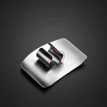 (5x6.3cm) 2Pcs Finger Guard Stainless Steel Finger Protector Avoid Hurting When Slicing and Dicing Kitchen Safe Finger Guard For Cutting