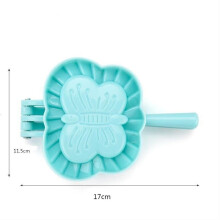 (Sky blue) Dumpling Mold Mould Stainless Steel Dough Presser Maker Cutter Tools Set Kit Ravioli Cutter Kitchen Gadgets Cocina Cozinha