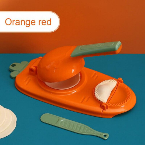 (B02) 2 in1 Dumpling Mold Dumpling Maker Machine Dough Pressing Tool Set Food-grade PP DIY Dumpling Skin Artifact Tool For Kitchen 1
