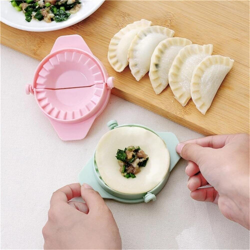 (1PCS Blue) 3PCS DIY Dumpling Mold Dumpling Maker Machine Cooking Utensils DIY Dumpling Mould Easy Dumpling Maker Machine Kitchen Gadgets 2