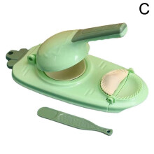(Green) Dumpling Maker Machine Automatic Press Dumplings Wrapper Mold Kitchen Accessory Pressing Jiaozi DIY Mould Gadgets Free Shiping