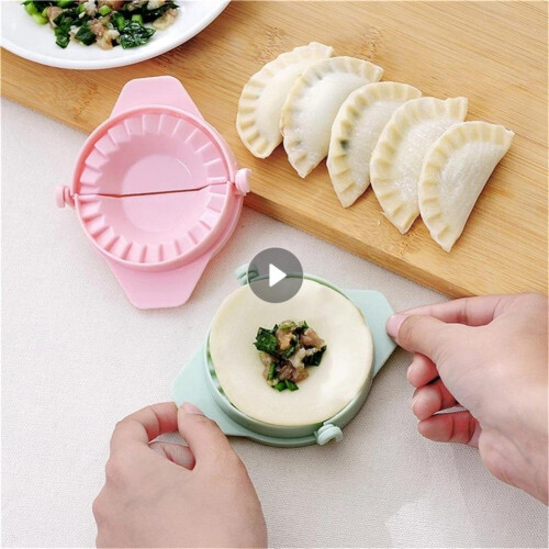 (1pcs pink) Dumpling Mold Dumpling Maker Machine Cooking Utensils DIY Dumpling Mould Easy Dumpling Machine Maker Equipment Kitchen Gadgets 1