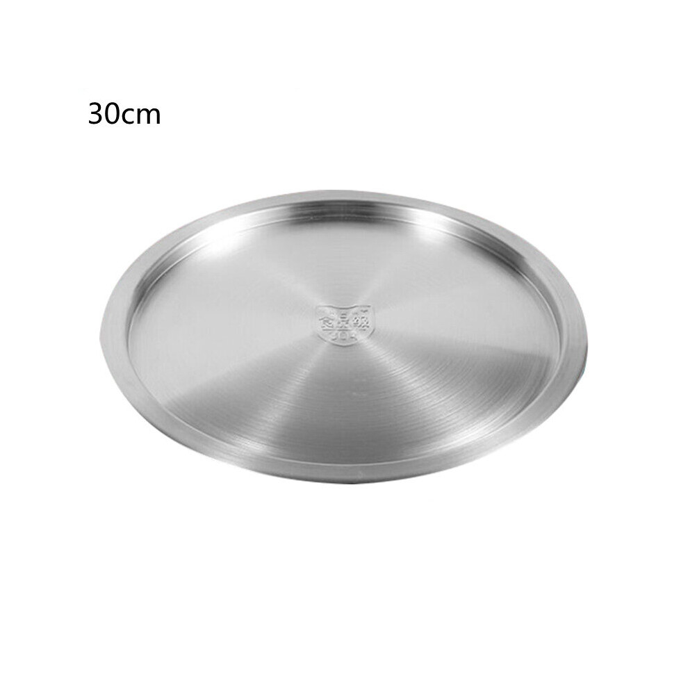 (30cm Cover) Thicken 304 Stainless Steel Salad Egg Mixing Bowls with Lid Flour Soup Bowl European Kitchen Utensils Vegetable Fruit Basin-image-OPC-PBNR75S-NEW