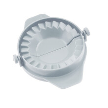 (D Blue) Dumpling Wrapper Making Mold 2 in 1 Kitchen Dough Pressing Machine Kids DIY Food Grade Environmental Protection Material Tool