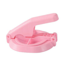 (pink) Automatic Double Head Dumplings Artifact Manual Press Noodle Type Pierogi Maker Mold Dumpling Maker Hoom Kitchen Dumpling Mould